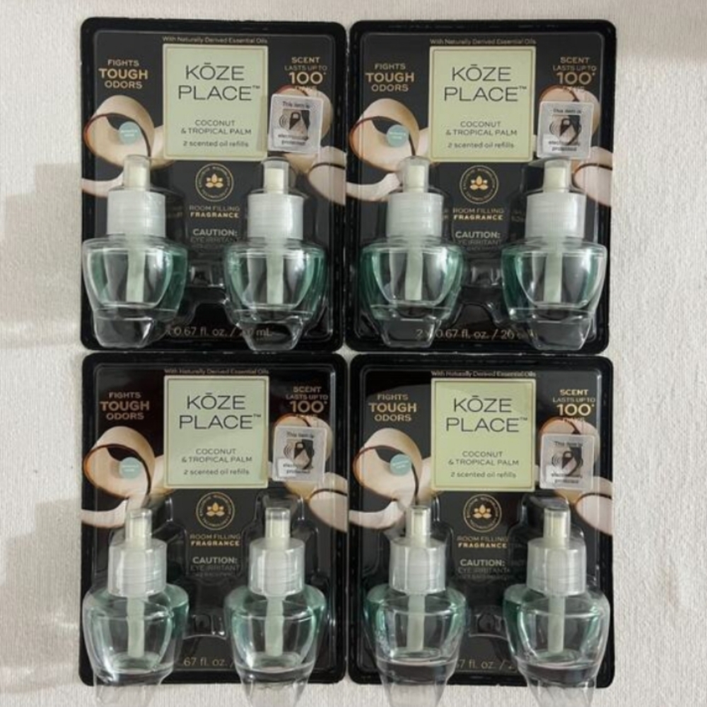 Koze Place Coconut & Tropical Palm Scented Oil Refills - NEW